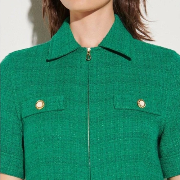 Sandro Green Short-Sleeve Jumpsuit - Picture 3 of 8